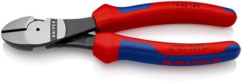 KNIPEX Kraftseitenschneider L.180mm pol.Form 0 Comfort-Griffe KNIPEX