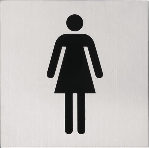 TECWERK Hinweiszeichen NW-4600-5 VA Farb-Nr.60 B.126mm H.126mm TECWERK