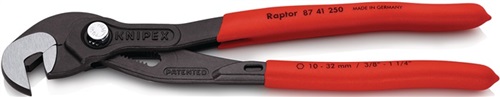 KNIPEX Schraubzange Gesamt-L.250mm Spann-W.10-32mm pol.Ku.-Überzug KNIPEX