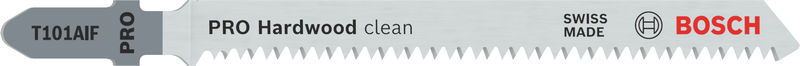 BOSCH Stichsägeblatt T 101 AIF Clean for Hard Wood, 5er-Pack