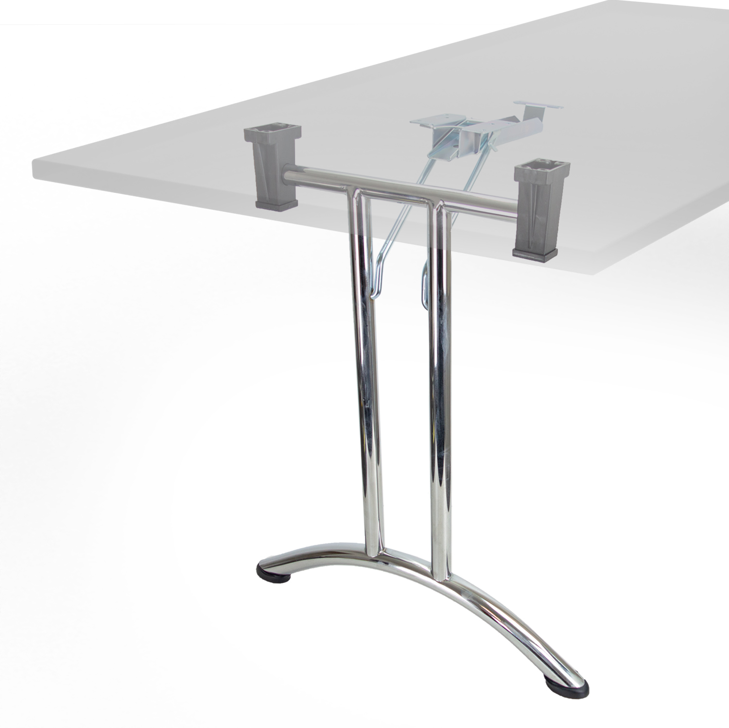 BMB FOLDIX D-ECON Klapptisch-Gestell, Oberfl. Stahl verchromt