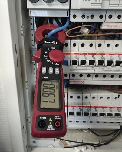 TESTBOY Leckstromzange TV 217 Messber.1µA – 150A(AC) Zangenöffnung 27mm TESTBOY