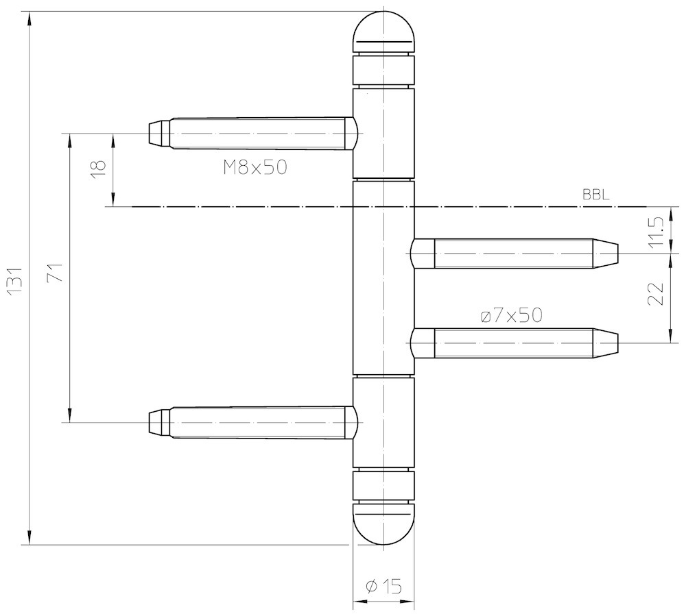 SIMONSWERK Einbohrband VARIANT® V 4426 WF SOFT