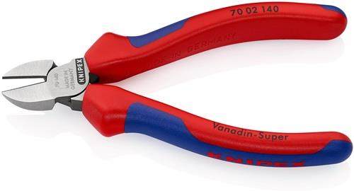 KNIPEX Seitenschneider L.140mm Kopf pol.Mehrkomp.-Hüllen max.1,8mm KNIPEX