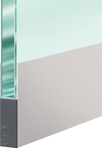 PLANET Türdichtung KG-F8 schmal 1-s.L.834mm Alu.silberf.GLT PLANET