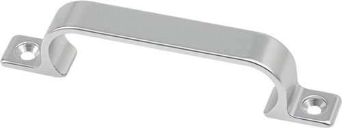 HERMETA Handgriff A.21mm L.112mm B.14mm Alu.silberf.elox.Löcher 2,D.4,3mm HERMETA