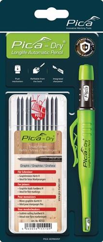 PICA Bau-/Tieflochmarker Pica-Dry Farbe graphit +Minenset 4000 871 360 PICA