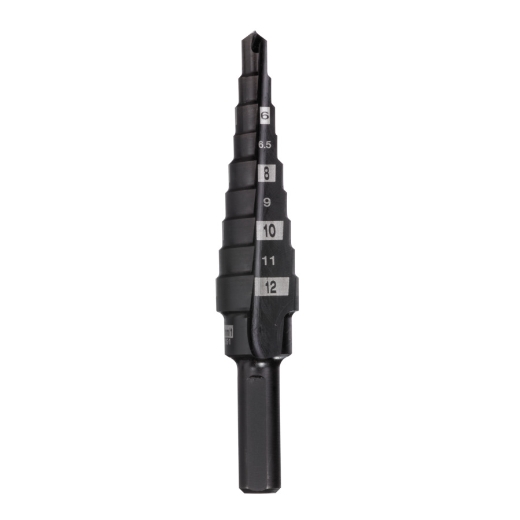 MILWAUKEE 4 bis 12 mm, 1 mm Stufen Stufenbohrer