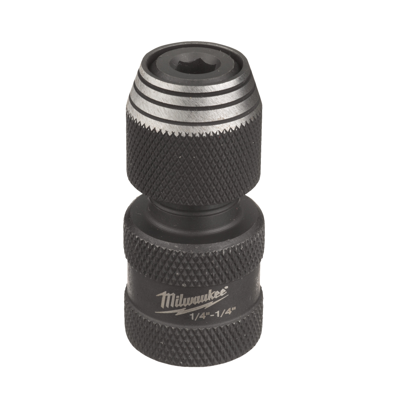 MILWAUKEE 1/4" Vierkant auf 1/4" Sechskant Bitadapter SHOCKWAVE 50 mm
