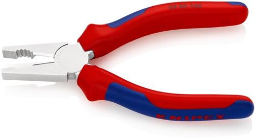 KNIPEX Kombizange L.140mm verchr.Mehrkomp.-Hülle KNIPEX