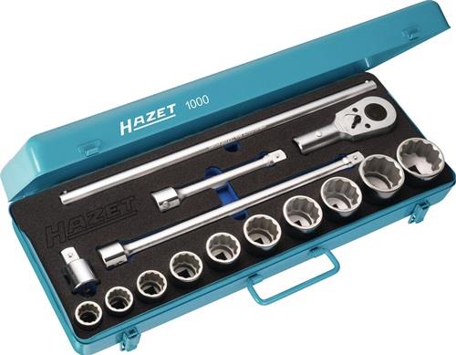 HAZET Steckschlüsselsatz 1000 15-tlg.3/4 Zoll 12-kant HAZET HAZET Steckschlüsselsatz 1000 15-tlg.3/4 Zoll 12-kant HAZET