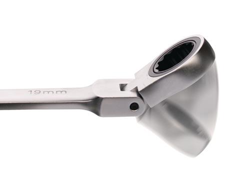 TECWERK Maulringratschenschlüssel SW 17mm L.233mm Rings.flex.TECWERK