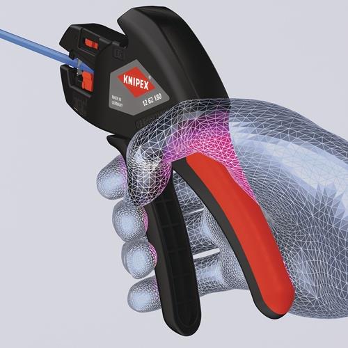 KNIPEX Automatikabisolierzange L.180mm 0,2-6 (AWG 24-10) mm² KNIPEX