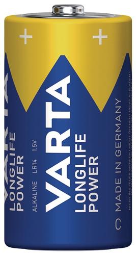 VARTA Batterie Longlife Power C Bli 2 1,5V C-AM2-Baby 7800 mAh 3LR12 4914 2 St./Bl.