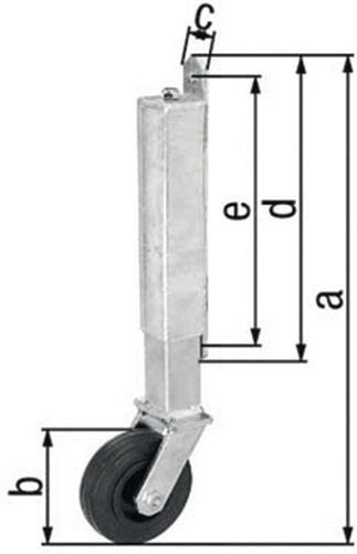 GAH Torlaufrolle STA verz. Tore b. 70kg 400mm GAH