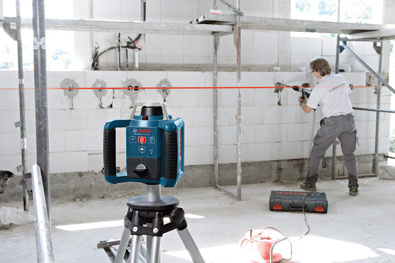 BOSCH Rotationslaser GRL 300 HV, mit RC 1, WM 4, LR 1, BT 300 HD und GR 240