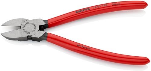 KNIPEX Seitenschneider f.Ku.L.180mm ger.Ku.-Überzug KNIPEX