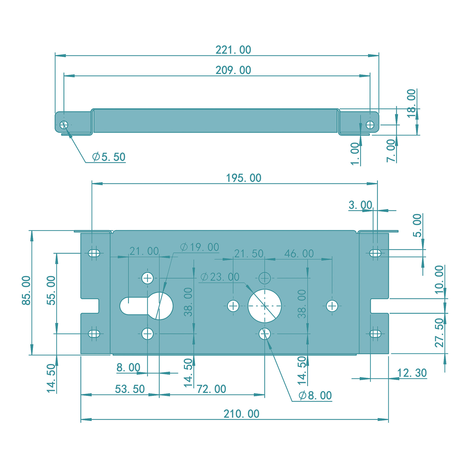 FEPS Trim universal Schlosstasche FE-ST001-LS für Tür-Einsteckschloss 55/72 Edelstahl gebürstet links FEPS Trim universal Schlosstasche FE-ST001-LS für Tür-Einsteckschloss 55/72 Edelstahl gebürstet links