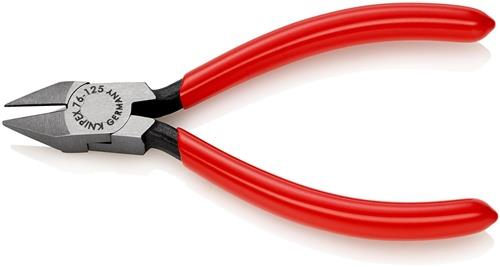 KNIPEX Seitenschneider L.125mm Form 8 Facette ja,kl.Kopf pol.Ku.-Überzug KNIPEX