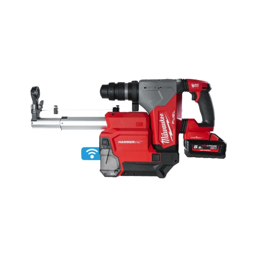 MILWAUKEE ONE KEY™ Akku-Kombihammer + Staubabsaugung M18ONEFHXDEL-552C