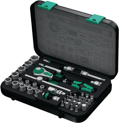 WERA Steckschlüsselsatz Zyklop Speed 42-tlg.1/4 Zoll SW 4-14mm Z.72 6KT WERA