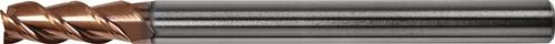 TECWERK Schaftfräser TypN D.4mm Einsatz-L.11mm VHM TiSiN 45Grad HA
