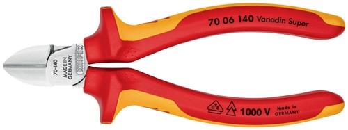 KNIPEX Seitenschneider L.140mm VDE Mehrkomp.-Hüllen KNIPEX