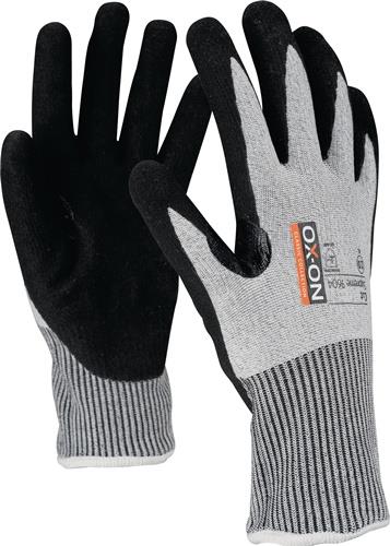 OX-ON Schnittschutzhandschuhe Cut Supreme 9604 Gr.10 schwarz/grau/weiß EN388,EN420 OX-ON Schnittschutzhandschuhe Cut Supreme 9604 Gr.10 schwarz/grau/weiß EN388,EN420