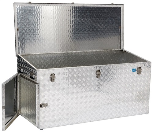 ALUTEC Transportbox Außen-L1700xB700xH750/850mm 883l Alu.Riffelblech