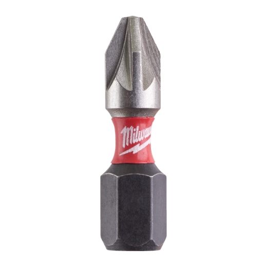 MILWAUKEE PZ2 / 25 mm Schrauberbit SHOCKWAVE (25er Pack)
