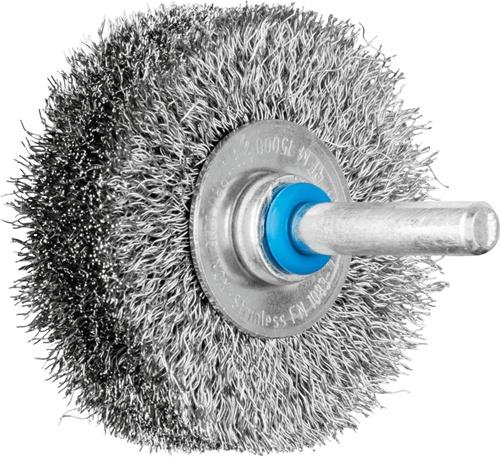 PFERD Rundbürste RBU 5015/6 INOX 0,20 D.50mm 6mm Drahtstärke 0,2mm VA 15mm 15000min-¹