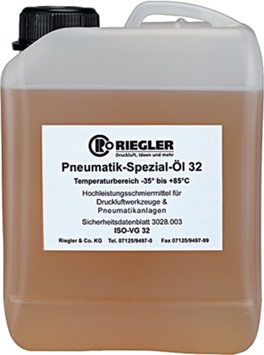 RIEGLER Pneumatikspezialöl 2,5l Kanister RIEGLER