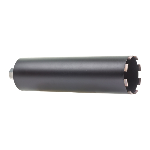 MILWAUKEE DCHXL 127 x 490 mm / 1 1/4" UNC Diamant-Trockenbohrkrone für Staubabsaugung