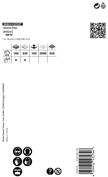 BOSCH EXPERT Tough Material Lochsäge, 54 x 60 mm. Für Dreh- und Schlagbohrer