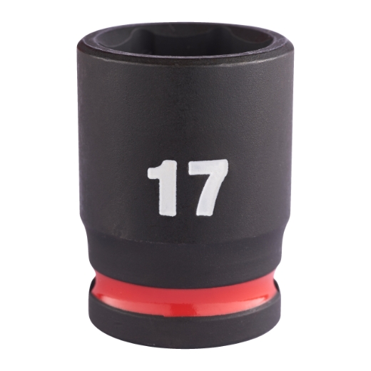 MILWAUKEE 17 x 34 mm SHOCKWAVE Schlagnuss 3/8" kurz