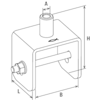 FISCHER Anschlusselement FMCE M12/M16