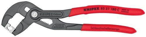 KNIPEX Schlauchschellenzange Gesamt-L.180mm Kopf grau atram.Ku.-Überzug KNIPEX