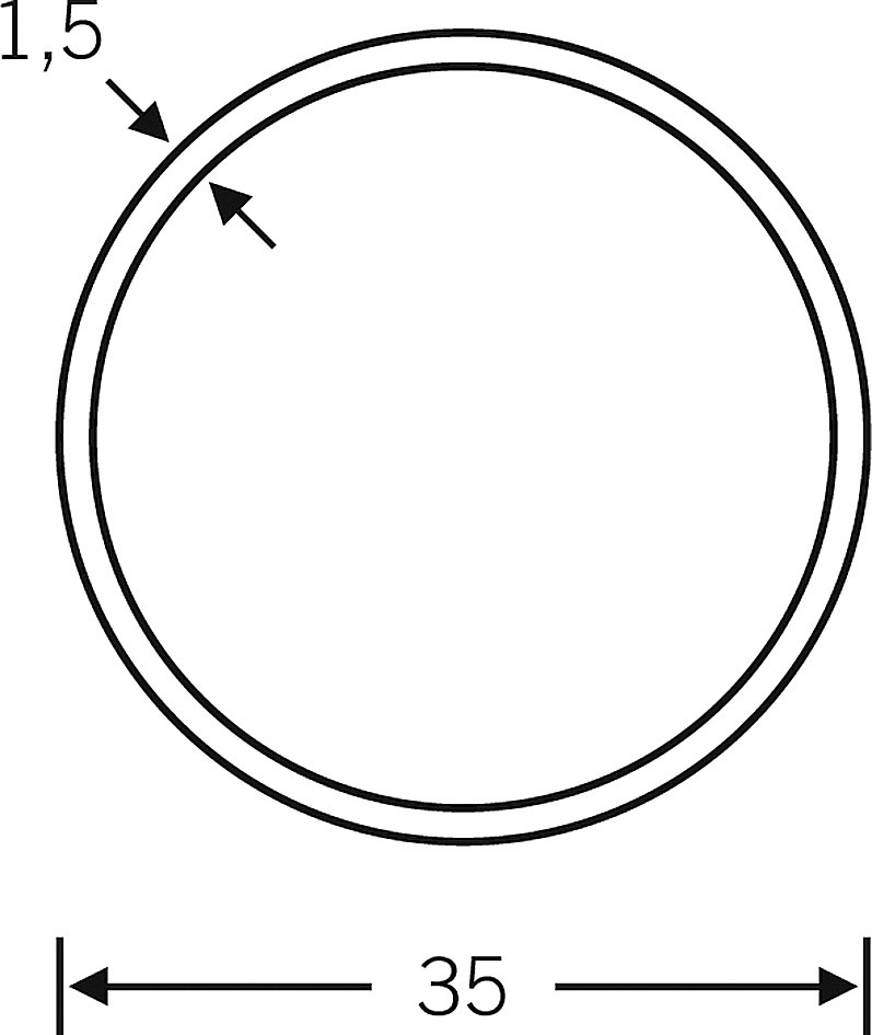 FSB Griffrohr 66 6801, Edelstahl