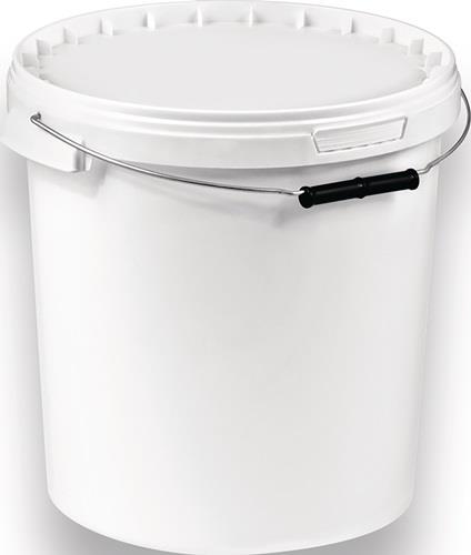 Nordwest Eimer 15l PP weiß Bügelgr.u.Stülpdeckel D.315mm H.290mm
