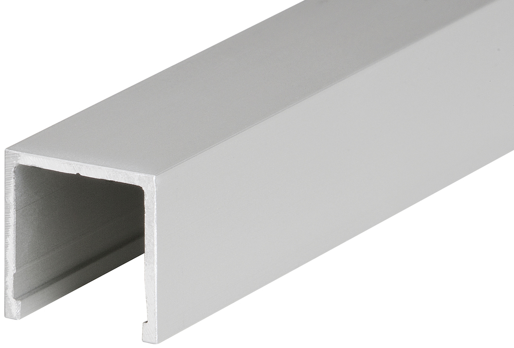 HERMAT Trennwand-Deckenprofil 6950/OD, ohne Dichtung, Aluminium