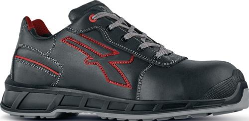 U-POWER Sicherheitshalbschuh Billie Gr.42 W.11 schwarz/rot S3S CI FO SR ESD