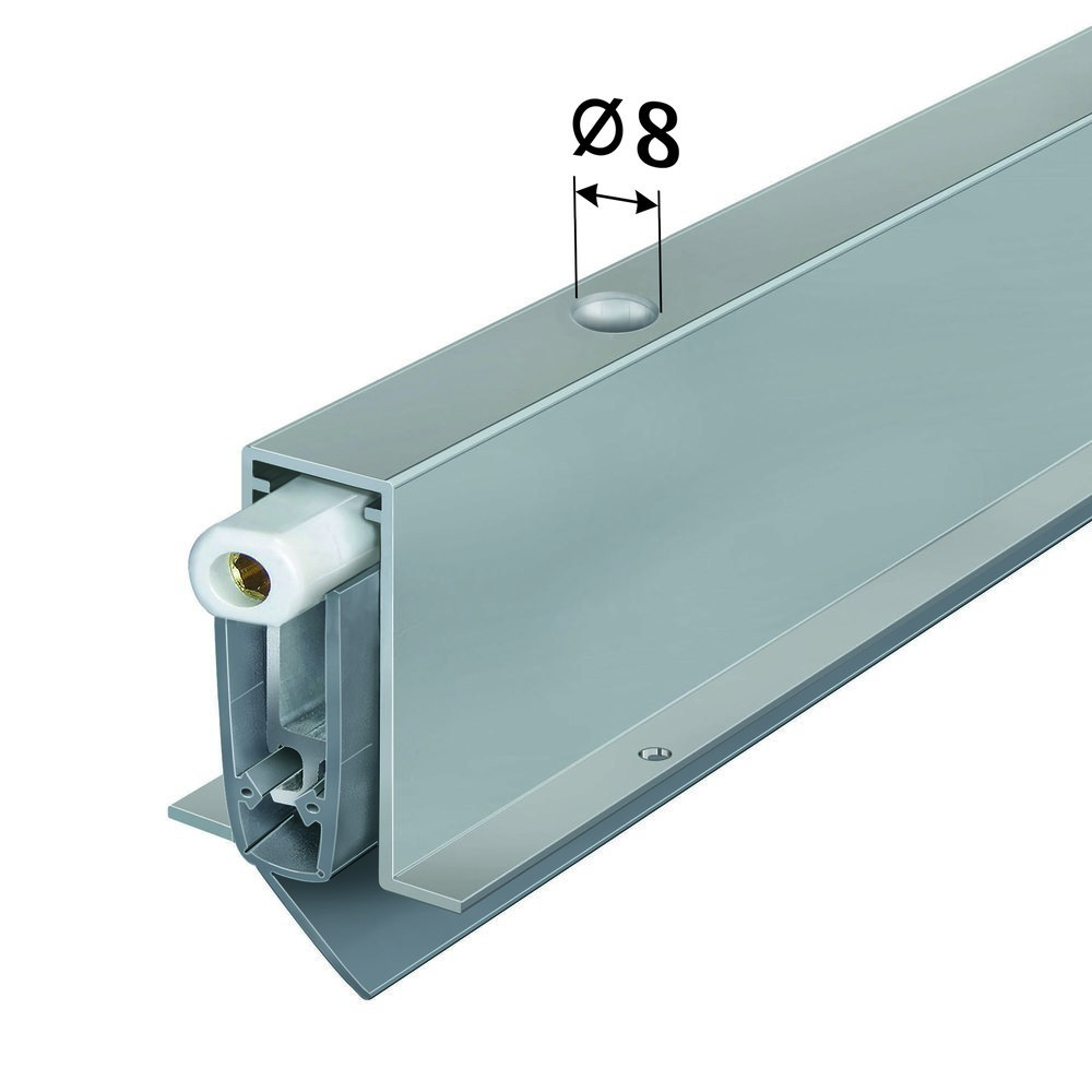 PLANET Türabsenkdichtung RF, Silikon  grau