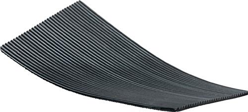 Nordwest Gummifeinriefenmatte-Zuschnitte B.1m L.0,5m D.3mm schwarz Rl.