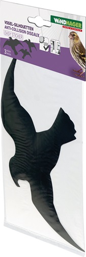 WINDHAGER Vogel-Silhouette Easy Sticker 3 St.WINDHAGER