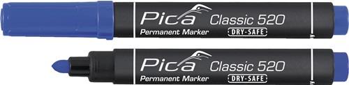 PICA Permanentmarker Classic blau Strich-B.1-4mm Rundspitze PICA