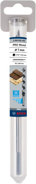 BOSCH Holzschlangenbohrer, Sechskant 7 x 95 x 160 mm, d 5,6 mm