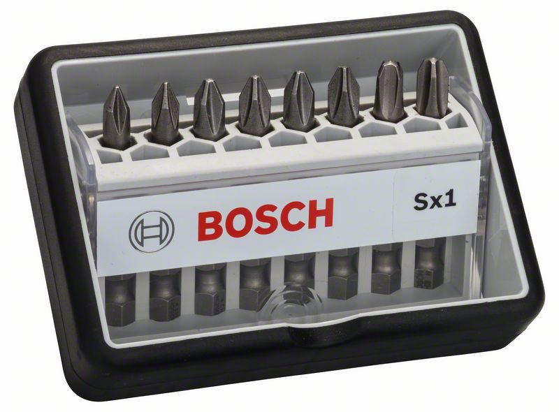 BOSCH Schrauberbit-Set Robust Line Sx Extra-Hart, 8-teilig, 49mm, PH