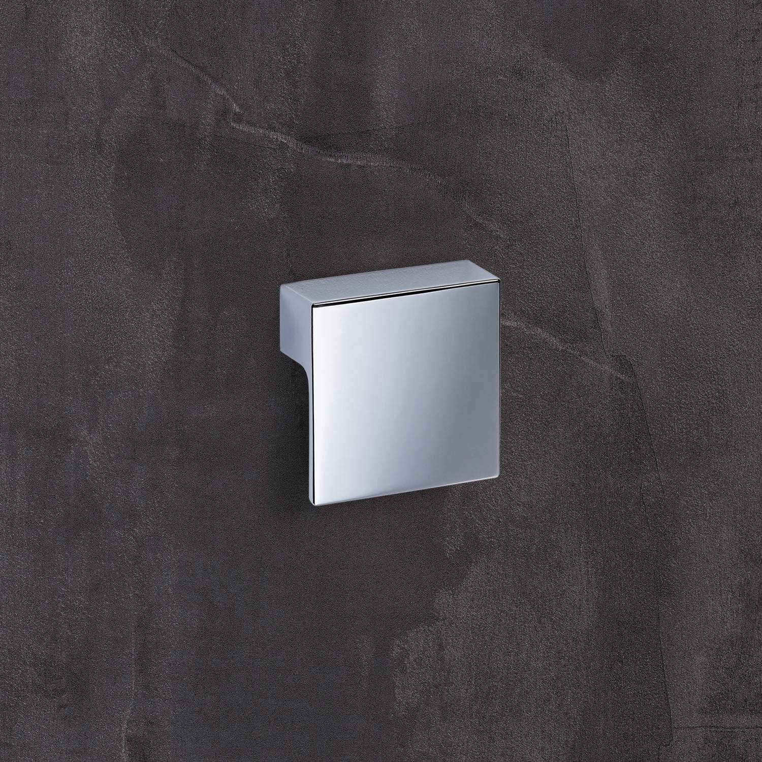 HETTICH Griff Venusia, •–• 32, L 60 mm, B 60 mm, H 21 mm, Verchromt glanz, 115155 HETTICH Griff Venusia, •–• 32, L 60 mm, B 60 mm, H 21 mm, Verchromt glanz, 115155