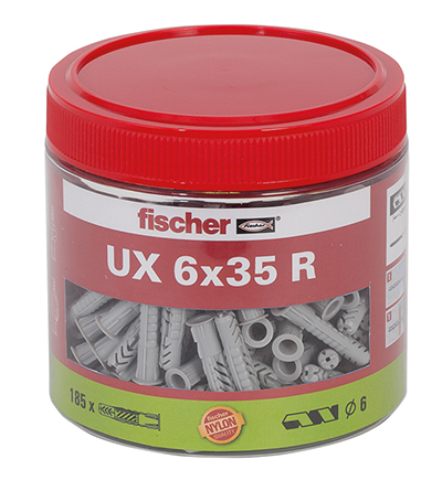 FISCHER Universaldübel UX 6x35 R Dose (185)