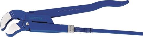 TECWERK Eckrohrzange Gesamt-L.535mm Spann-W.0-67mm f.Rohre 2 Zoll TECWERK
